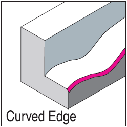 curved edge