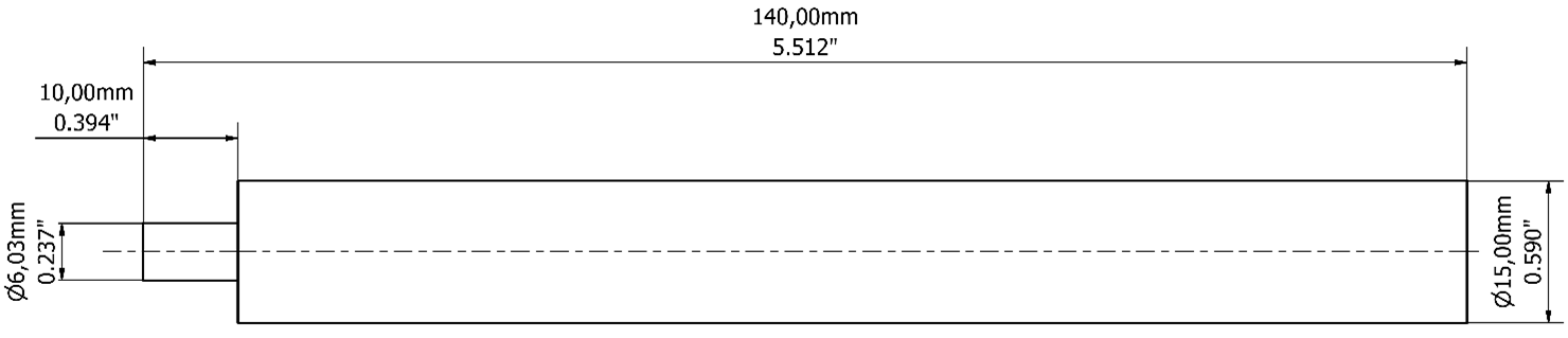 Drawing of the end-user tool-holder for the UFIBER brush