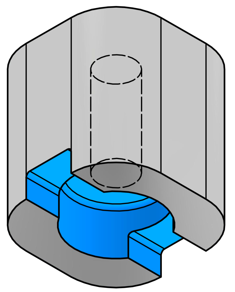 UBACK USPOT rear-side application geometry example 1