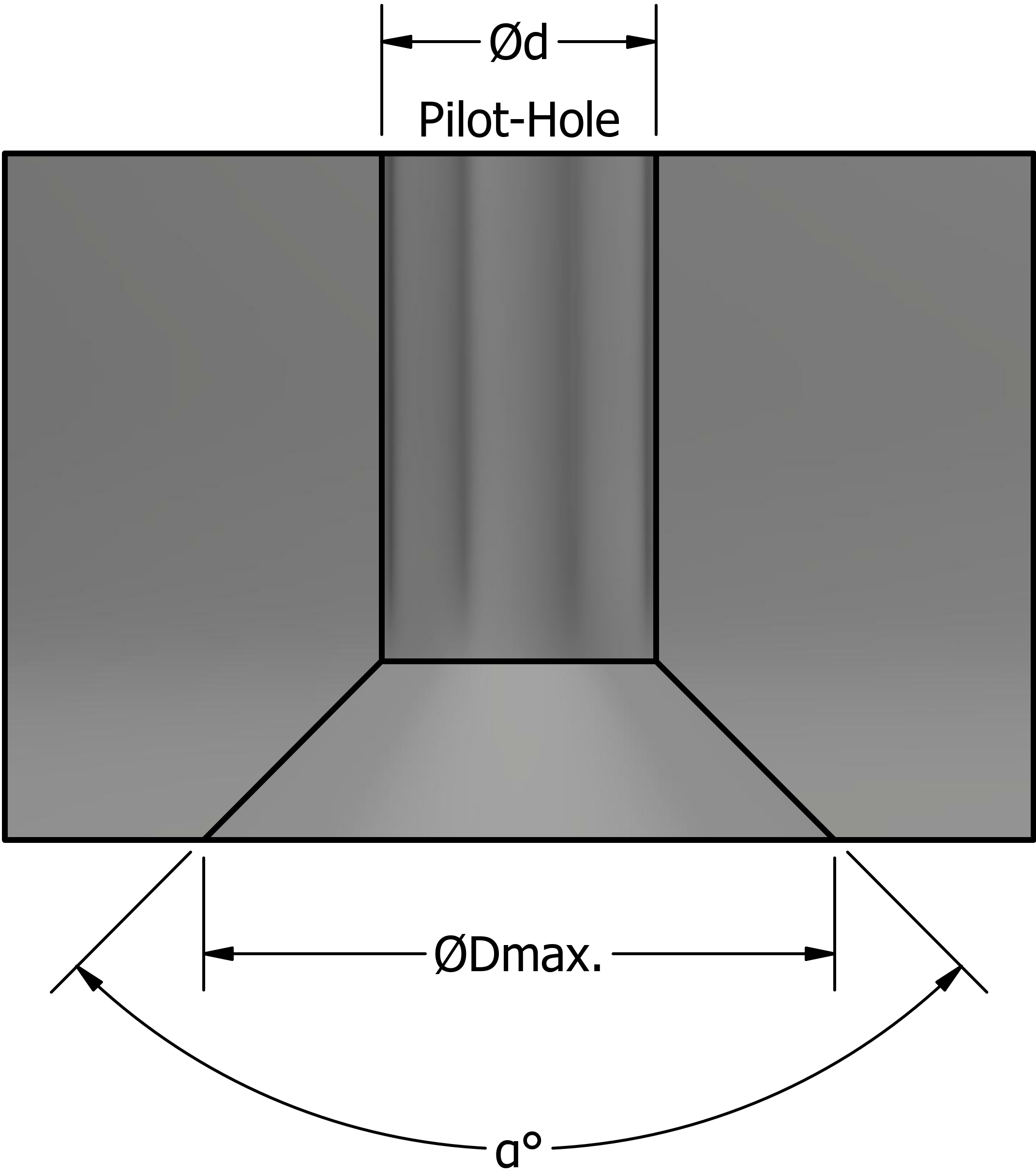 NOGA MT UCHAMF standard back chamfering and countersinking insert