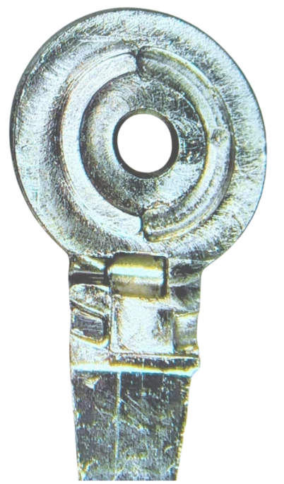 Stainless steel 420 part after UFIBER finishing, mark-free surface