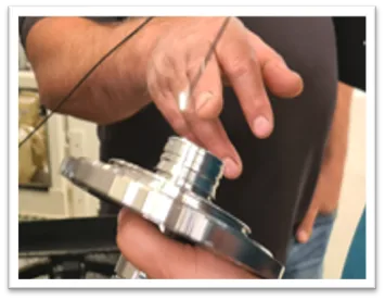 Second result view of a UBURR-deburred transmission shaft bore