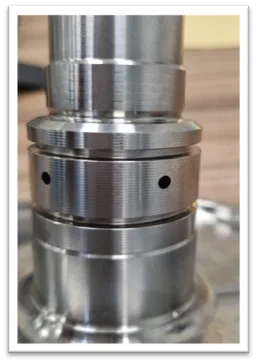 UBURR deburring of transmission shaft pilot holes